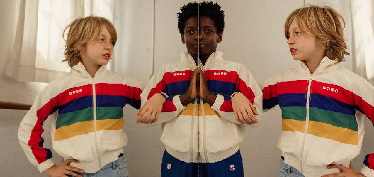 Dos niños protagonistas de la campaña de Bobo Choses. Bobo Choses crece un 17,9% en 2019 y se vuelca en el online